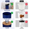 iMucci Bathroom Accessories Set Navy Blue Bathroom Decor Sets with