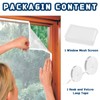 47'' x 47'' Adjustable Window Fly Screen, Fiberglass Mesh Mosquito