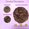 Juvabun Messy Bun 2.0 Reddish Blonde Hair Bun Extension Soft