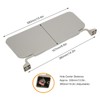 Engineering Vehicle Sun Visor Gray ABS Plastic Interior Sunproof for