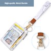 WAVEYU Cute Wrist Lanyard with ID Card Holder for Women