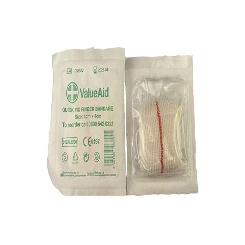 Value Aid Quick Fix Finger Bandage - Pack of 6