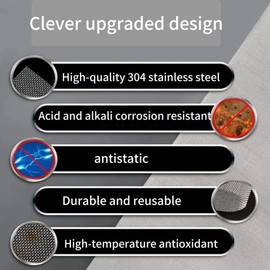 MSJSZP Stainless Steel Mesh Screen Metal Mesh Vent Screen Vent Mesh Wire Mesh Sheet Fine Wire Mesh Mesh Vent Cover Screen Mesh Roll Screen Material Rodent Proof Wire Mesh (1, 30mesh(31×100cm）)