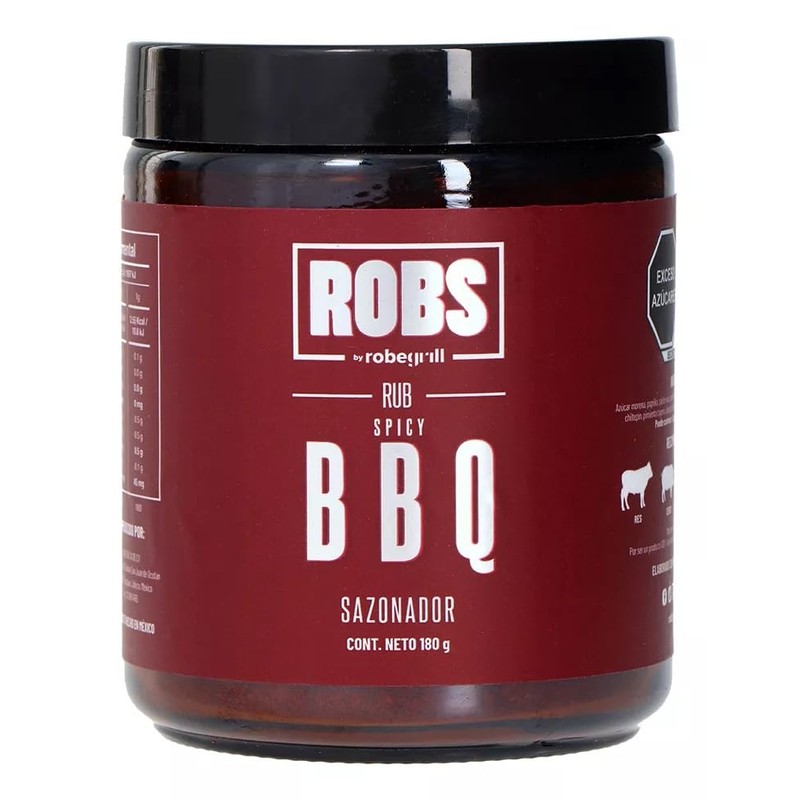 ROBS by Robegrill Sazonador BBQ Picante, Condimento Natural para Asados,