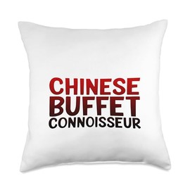 Chinese Buffet Connoisseur . Throw Pillow