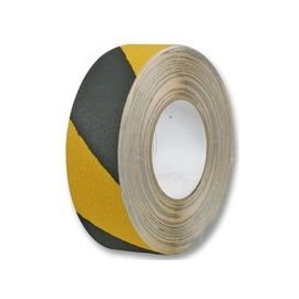 Safety Grip Tape 50MM X 18.3M YEL/BK, Safety, Hazard, Warning Tape Qty X 1