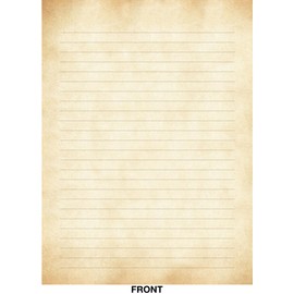 Vintage Parchment Boxed Stationery (30 sheets, 24 envelopes)