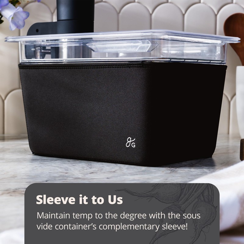 Greater Goods Sous Vide Container 12 Qt with Stainless Steel