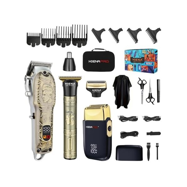 Razors Professional Men's Hair Trimmer, USB Rechargeable，Multi-Function Multi-Purpose Clippers 10,000