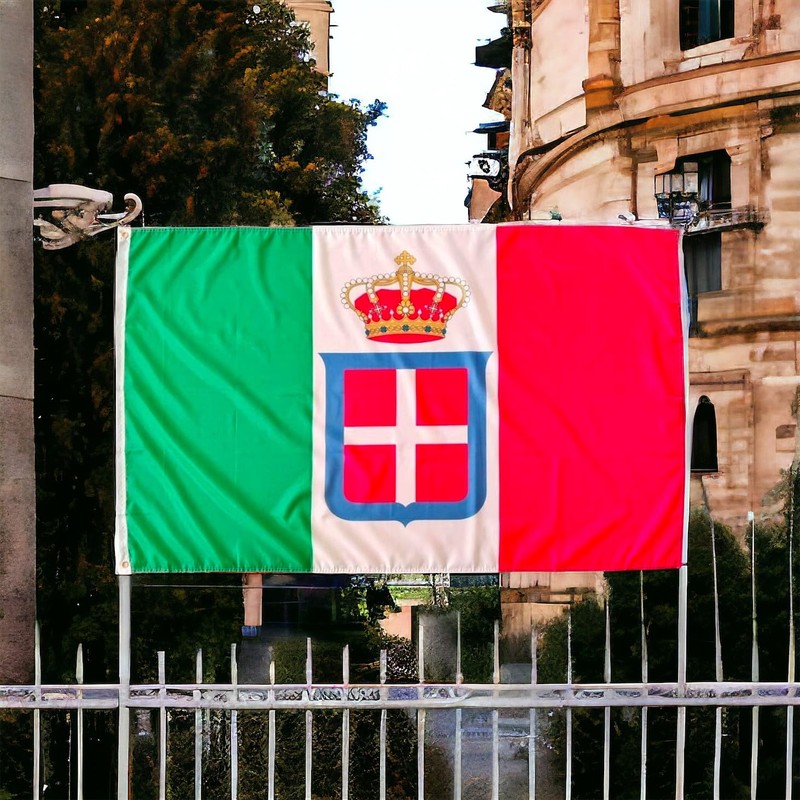 Flag Kingdom Italy 1861-1946 Colourful Kingdom Italy Flag 150 cm