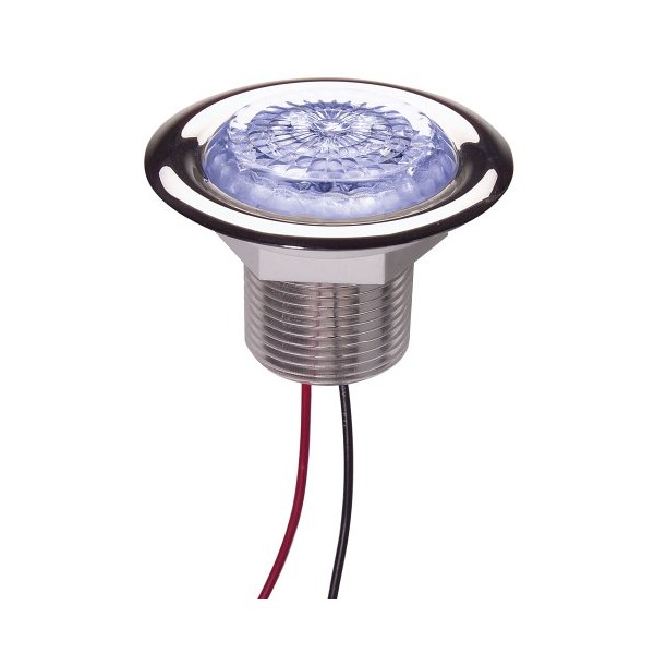 Innovative Lighting 012-2500-7 Recess 3 LED Star Light - Blue LED with Clear Lens
