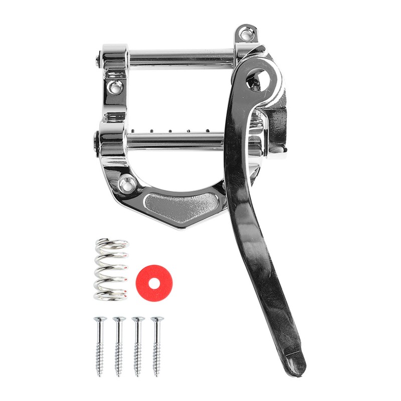 Guitar Tremolo Vibrato Bridge Tailpiece with Small Rocking Rod Jazz
