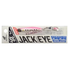Hayabusa FS417 Jack Eye Makimaki Fishing Hook, 1.1 oz. (30 g), #13 Real Fish Scale PK Sardine Net Glow