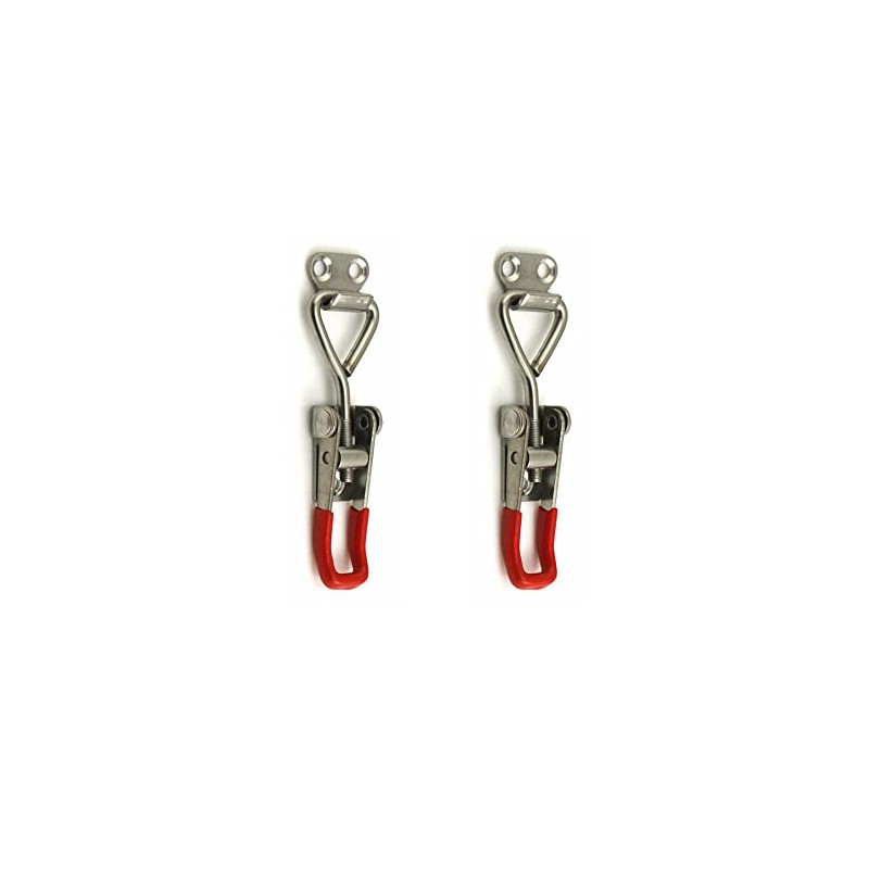 Toggle Latch Clamp 4001 2pcs, 304 Stainless Steel Adjustable Hasp