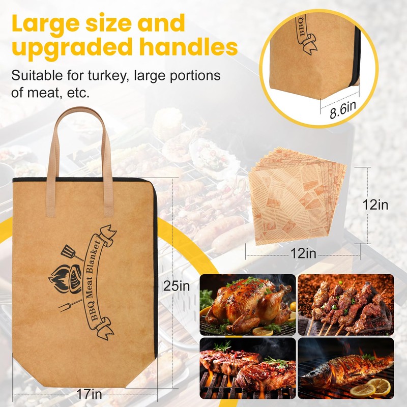 BBQ Blanket for Resting Meat, Meat Resting Blanket, Reusable Barbecue