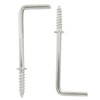PHITUODA 20Pcs L Shape Screw Hooks 2 Inch Square Bend