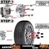 Arrow 4x 20mm 5x4.5 Hub Centric Adapter Spacer Fit 15-24