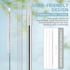 40oz Leakproof Stainless Steel Insulated Travel Tumbler with Handle, Straw