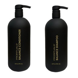 Prorituals Balance Grow  Restore Juego de Champú y Acondicionador de Gran Tamaño Anti Frizz para Cabello Seco y Rizado, Champú Natural y...           