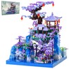 APENGBAOL Cherry Blossom Tree House Micro Mini Building Block Sets,