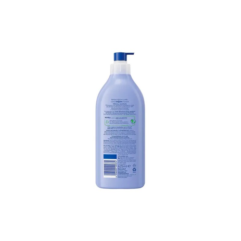Crema Nivea Body Soft Milk 625ml Dosificador Unidad