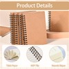 4 Pack A6 Spiral Notebooks Left & Right Flipping, Wirebound