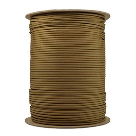 BoredParacord Brand Paracord (1000 ft. Spool) - Coyote Brown