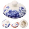 Luxshiny Ceramic Tea Pot Lid Replacement Cover 1.77 Inch Diameter