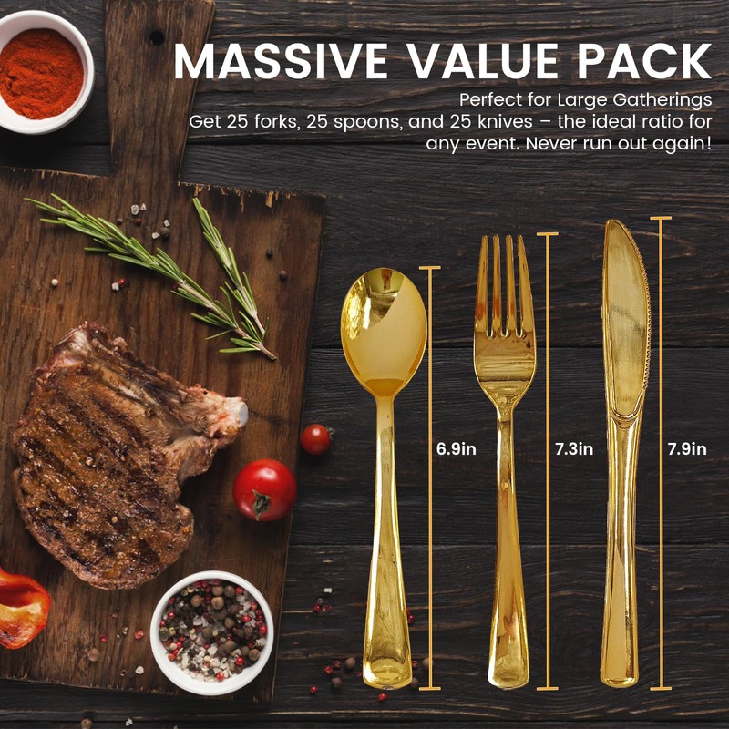 60 Pack Silver Plastic Silverware Set with Pre Rolled Napkins