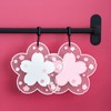 DWUENT Coaster Set 4PCs Cup Coasters Sakura Design PVC Drink