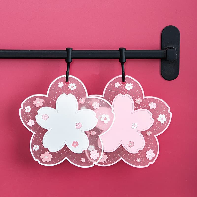 DWUENT Coaster Set 4PCs Cup Coasters Sakura Design PVC Drink