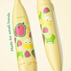 ORDO Squishmallows Toothbrush, Sonic Battery Toothbrushes for Kids, Soft Bristles, Extra Brush Head Inc, Gift for Kids Aged 4 Years and Up, Battery Included, Wanda