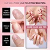 240Pcs Medium Square Nail Tips, Half Matte Full Cover Gel