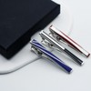 Wedding Tie Clips For Men/Black Blue Red Enamel 2 Inch