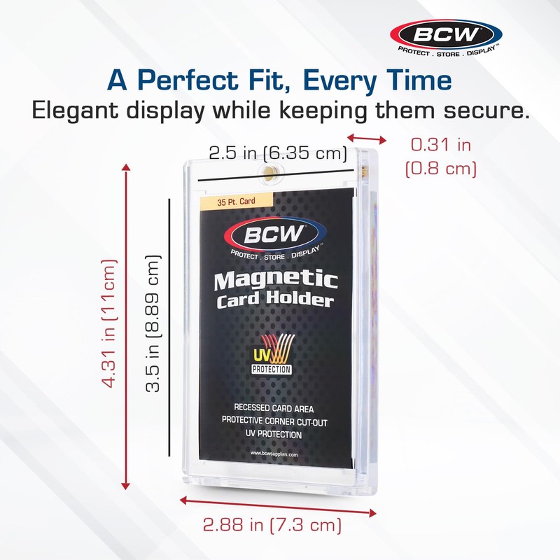 BCW Magnetic Card Holder - 35 PT Thickness - 40