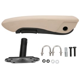 Adjustable Car Seat Armrest, Shock Proof Right Side Beige for Vehicles