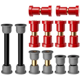 Panglong Club Car Precedent Front Lower Spring+Rear Leaf Spring+Upper A Arm Suspension, Polyurethane Bushings and Sleeves Kits Fit 2004-Up Precedent, OEM 102506601 102506401 102956201 102956201