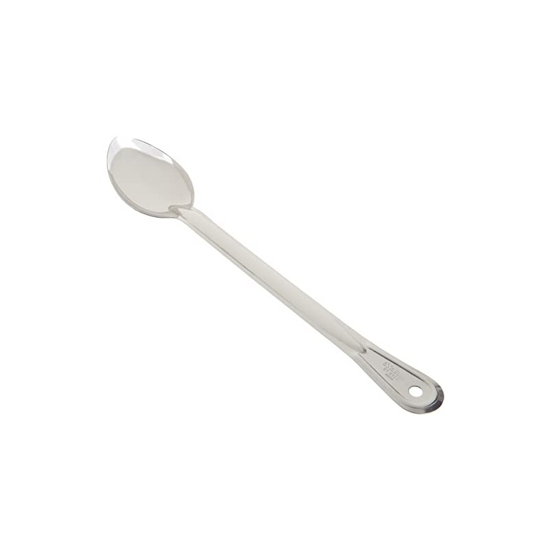 Winco Stainless Steel Basting Spoon, Solid, 15", 1.2mm