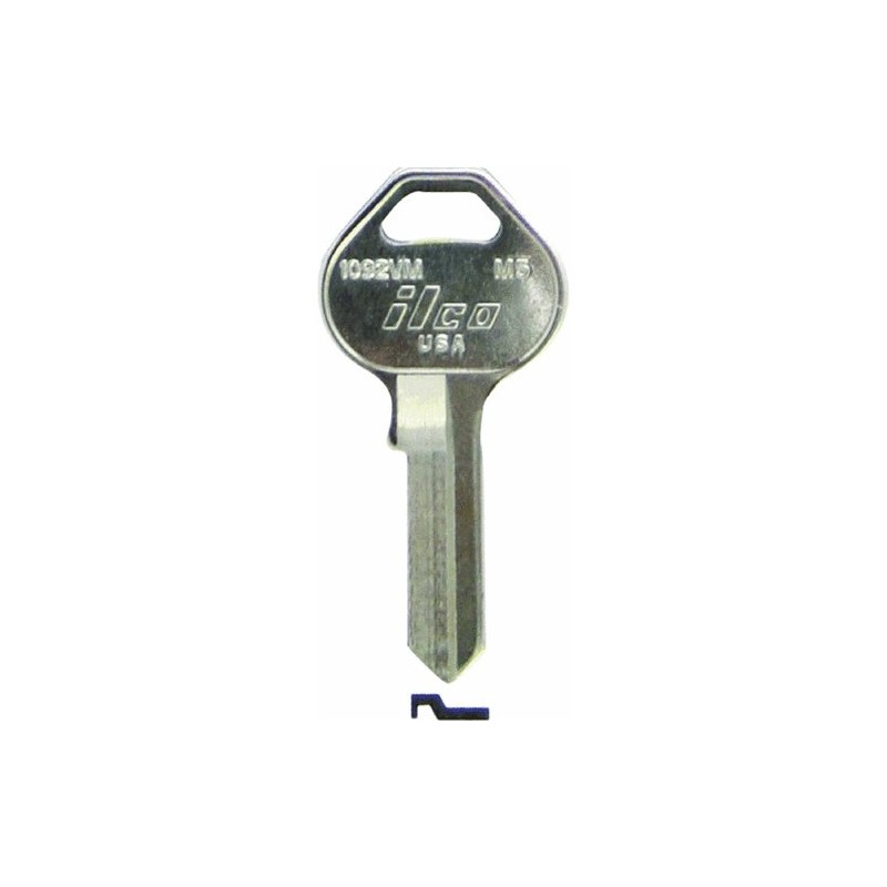 KABA ILCO M5-1092VM Key Blank for Master Padlock Key Blank