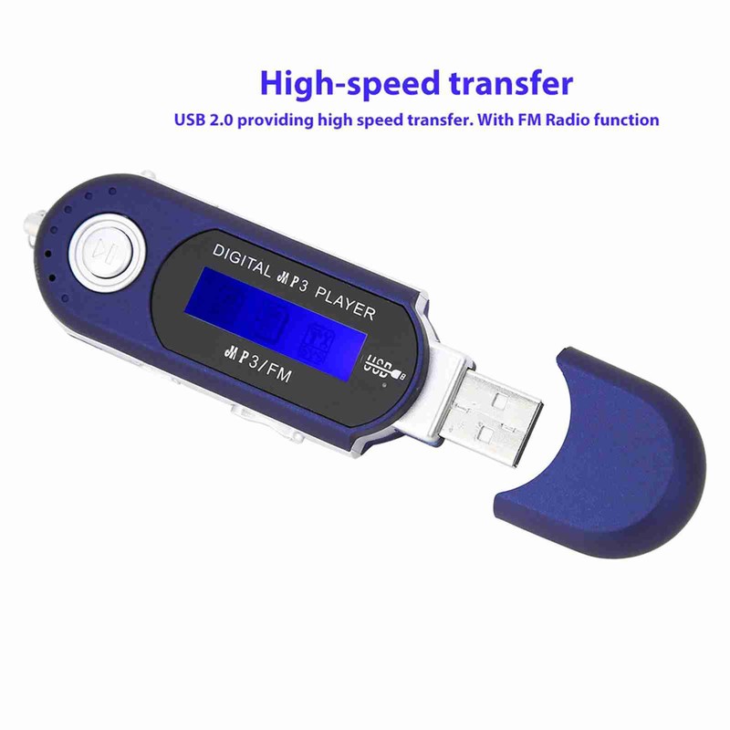 Portable Music MP3 USB Player With LCD Screen FM Radio