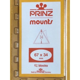 PRINZ STAMP MOUNTS 67/34