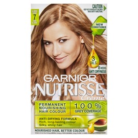Garnier Nutrisse Permanent Hair Colour 7.0 Almond Crème