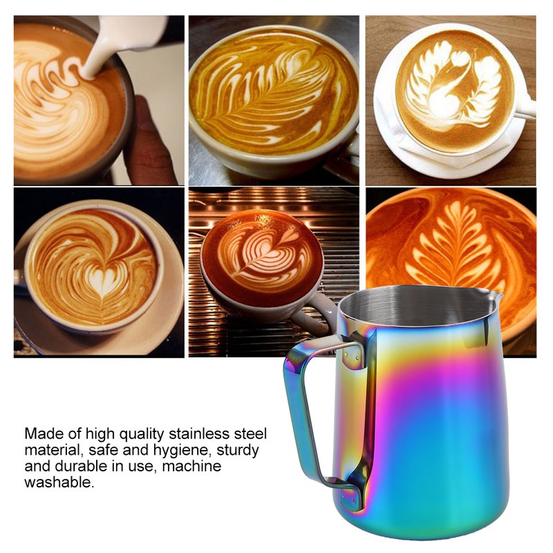 350ml Stainless Steel Milk Frothing Pitcher Coffee Cup Latte Art