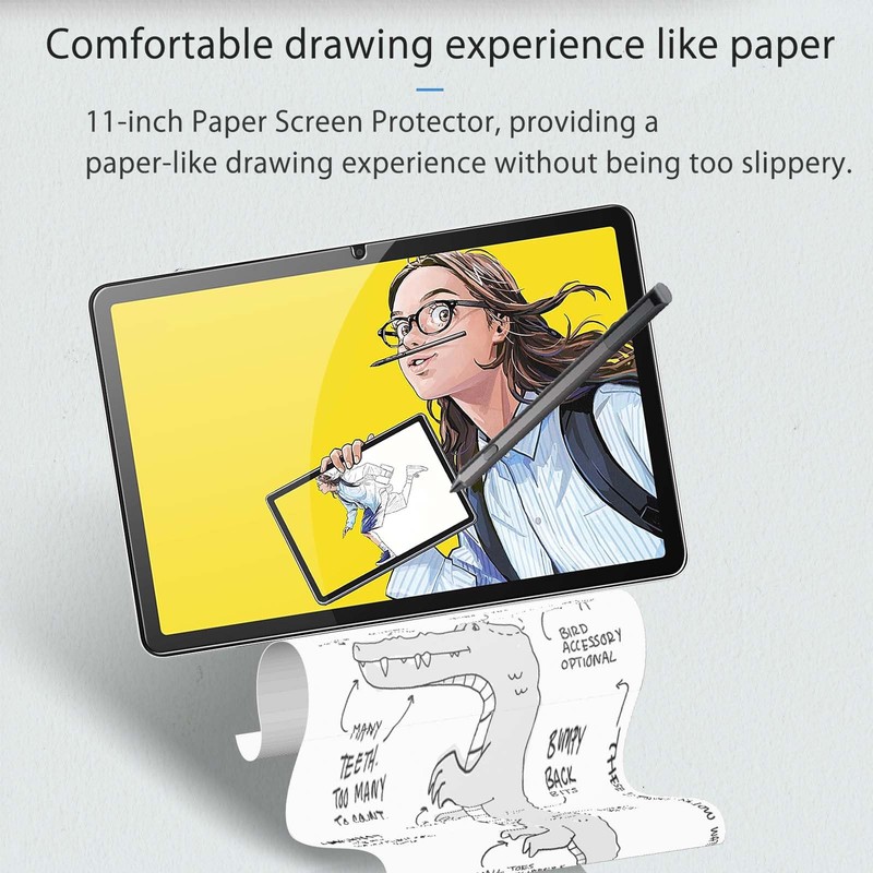 NOUKAJU Screen Protector for Wacom MovinkPad 11, Paper Film,High Light