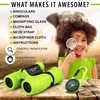 Promora Binoculars for Kids, Set with Magnifying Glass & Compass