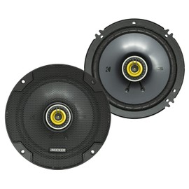 Kicker CSC65 6.5" 2 Way 300W 4 Ohm Coaxial Car Audio Speakers, Pair | 43CSC654