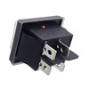 Toggle Switch Green On/Off with Waterproof Cover, Device Switch DPDT,