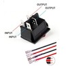 KCD4 3PCS Rocker Switch - 16A/250V, 20A/125V, ON/OFF - Red,