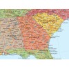 Swiftmaps 24x36 World and USA Classic Premier 3D Two Wall