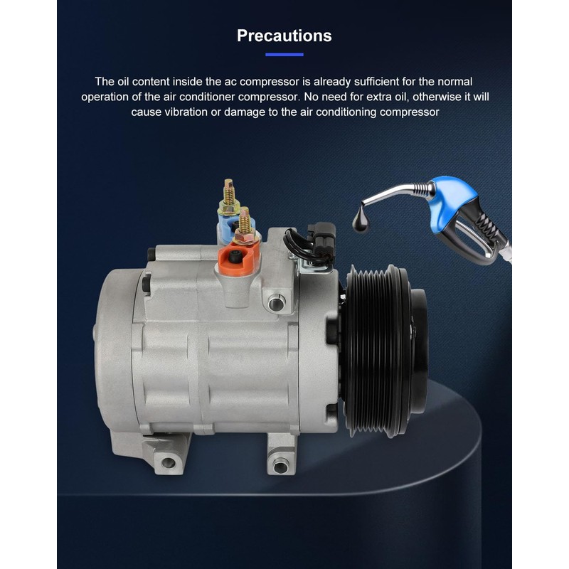 ECCPP A/C Compressor with Clutch Fit for Ford Explorer for